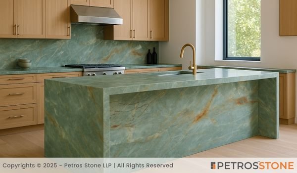 Aquamarine Marble Countertop