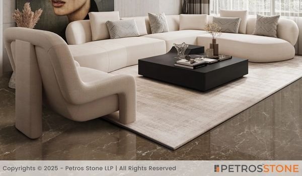 Armani Brown Marble Flooring