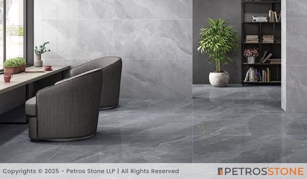 Bardiglio Marble Living Room
