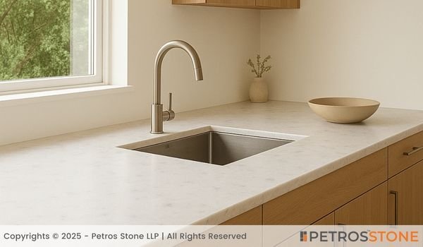 Bliss White Marble Countertop
