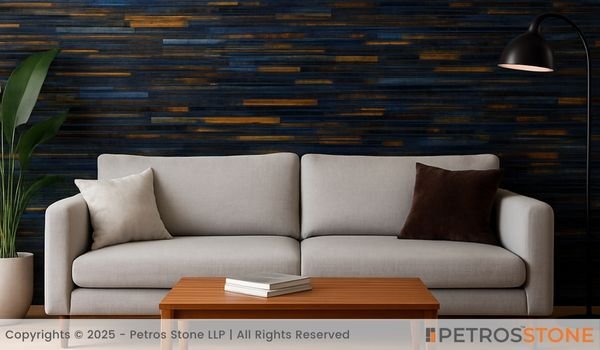 Blue Tiger Eye Marble Wall Cladding