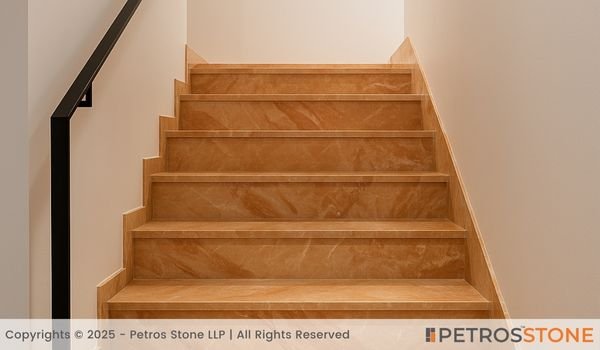 Breccia Oniciata Marble Stairs