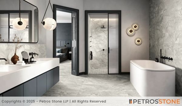 Calacatta Vagli Marble Bathroom