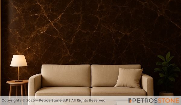 Choco Marfil Marble Wall Cladding