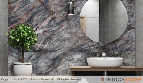 Confusion Dark Marble Vanity Top