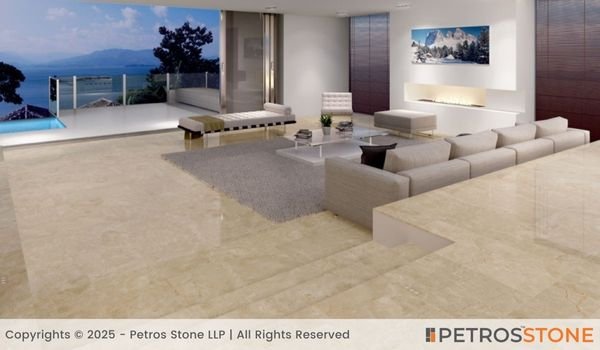 Bianco Beige Marble Flooring