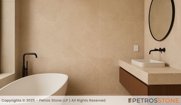 Fantasy Cream Marble Bathroom