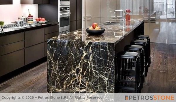 Golden Portoro Marble Countertop