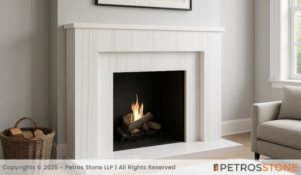 Greta Marble Fireplace Surrounds