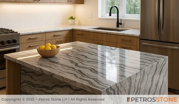 Grey Carrara Marble Countertop