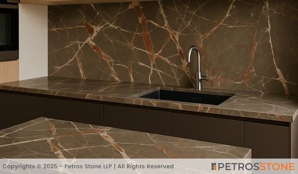 Grey Chigan Marble Countertop