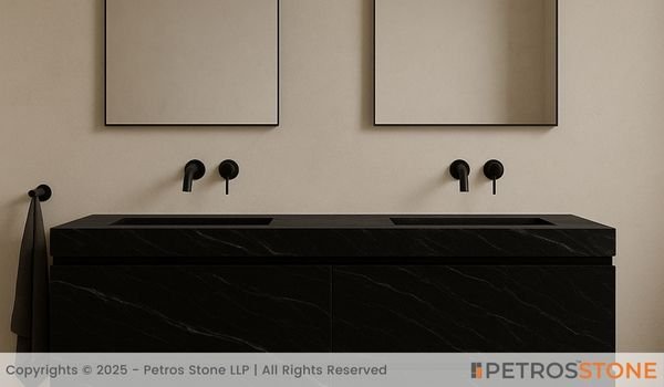 Indian Black Marble Vanity Top