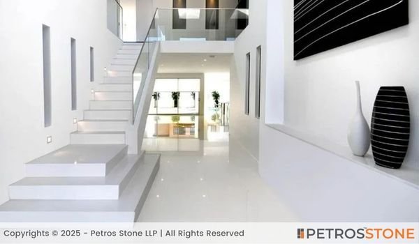 Makrana Pure White Marble Flooring