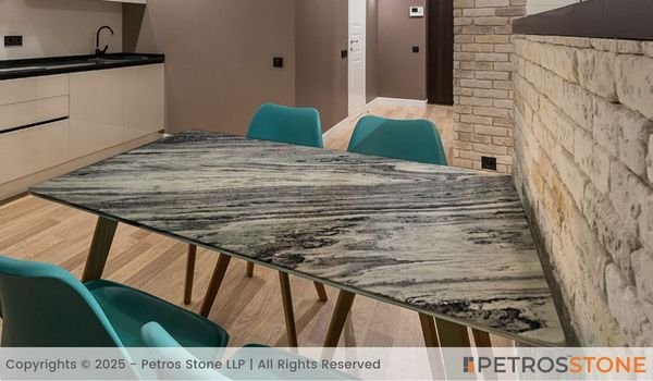 Mercury Black Marble Table
