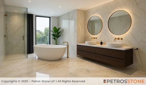 Michelangelo White Marble Bathroom