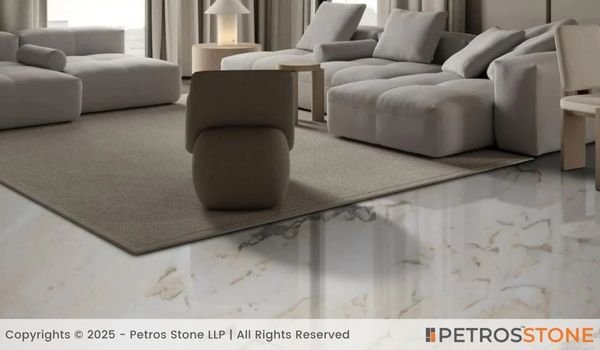 Michelangelo White Marble Flooring