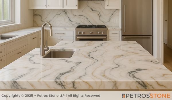 Multi White Marble Countertop