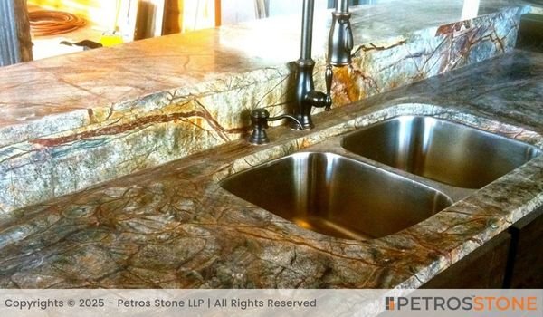 Rain Forest Green Marble Countertop
