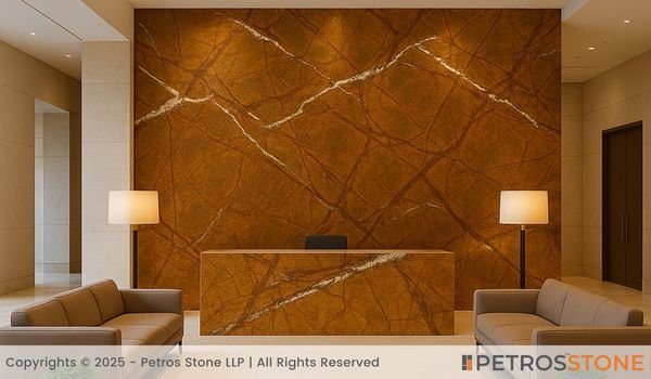 Rainforest Gold Marble Hotel Reception