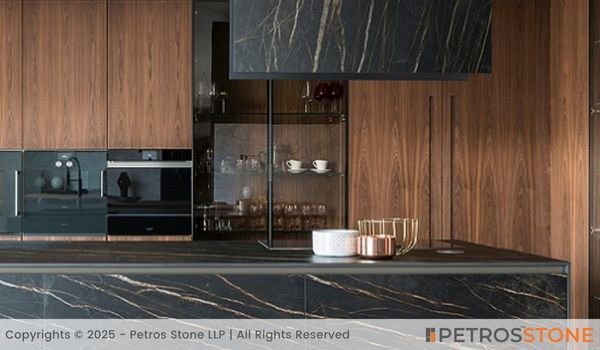 Sahara Noir Marble Countertop