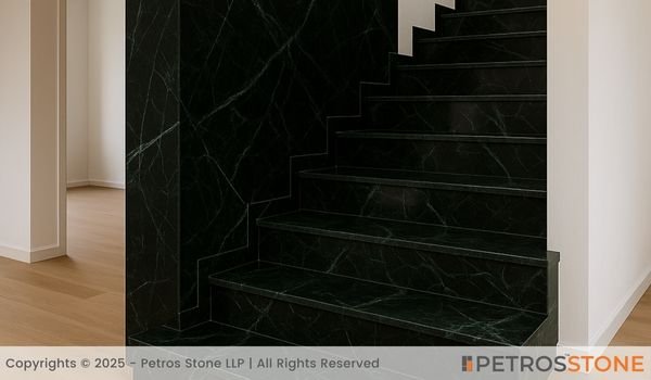 Spider Green Marble Stairs
