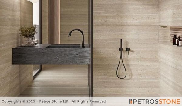 Travertine Marble Bathroom