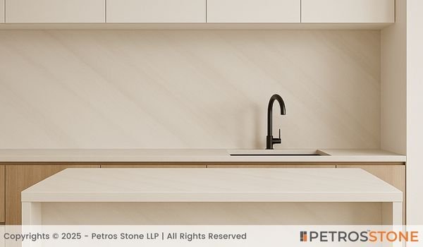 Volkano White Marble Countertop
