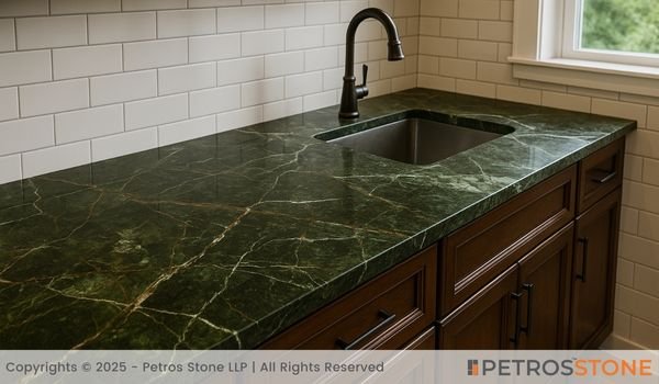 Volvo Green Marble Countertop