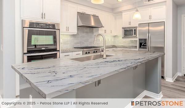White Indian Statuario Marble Countertop