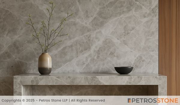 Alaska Grey Marble Table