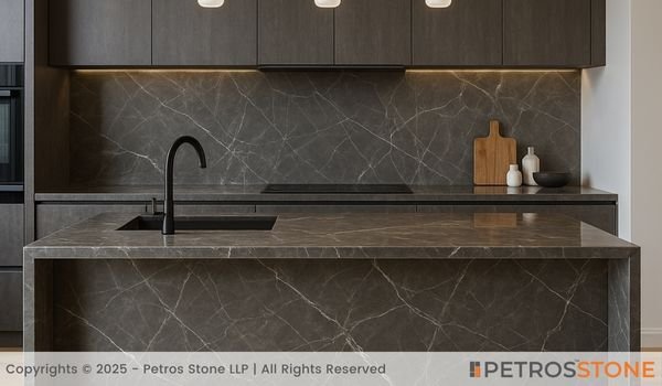 Armani Grey Marble Countertop