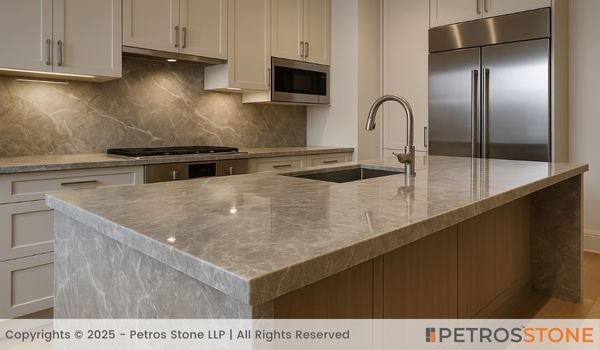 Bossy Grey Marble Countertop