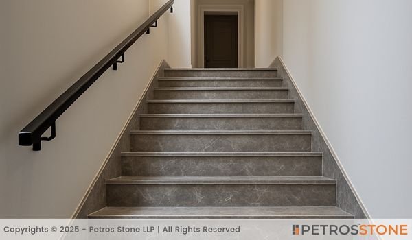 Bossy Grey Marble Stairs