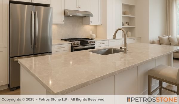 Bulgari Grey Marble Countertop