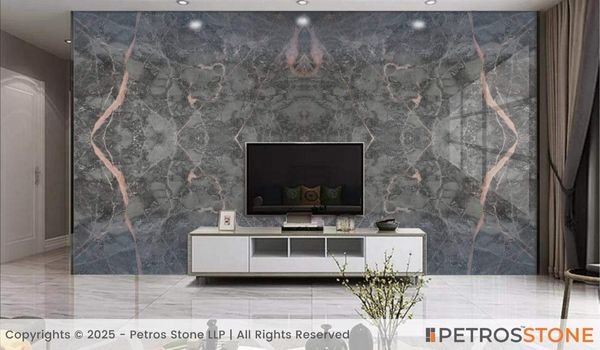 Grey Floriana Marble Wall Cladding