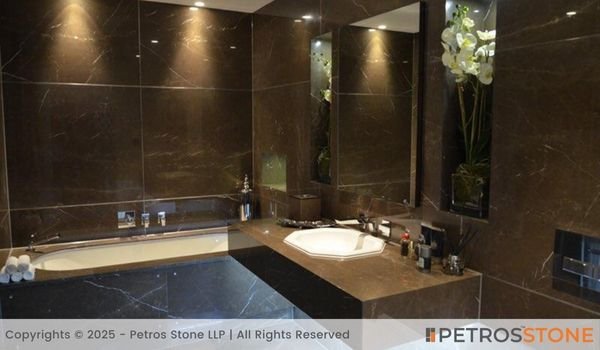 Grigio Armani Marble Bathroom