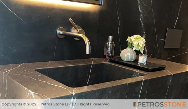 Grigio Armani Marble Vanity