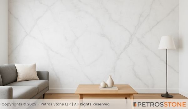Lumina White Marble Wall Cladding