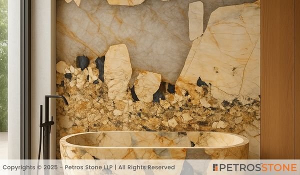 Patagonia Marble Bathroom