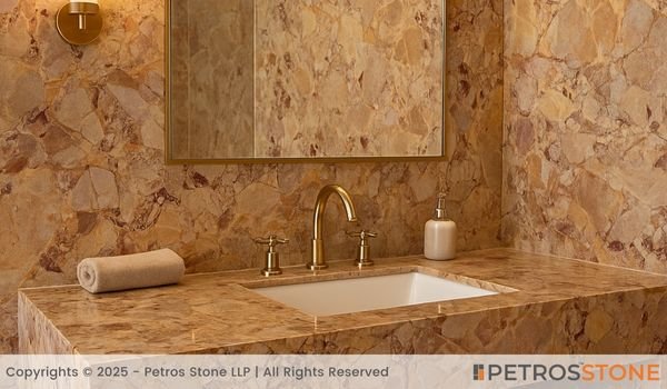 Sarrancolin Marble Bathroom