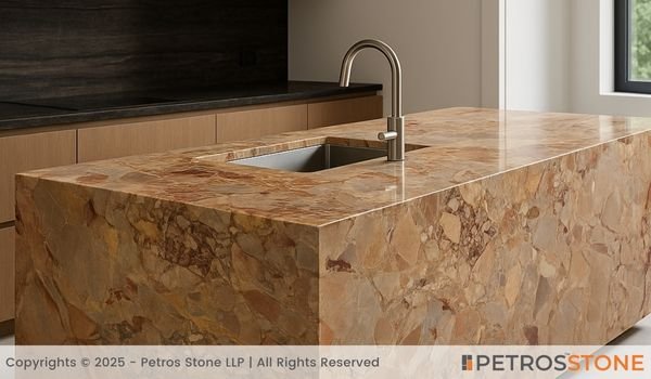 Sarrancolin Marble Countertop