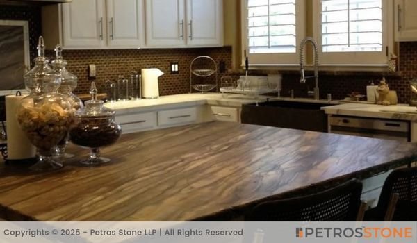 Sequoia Brown Marble Countertop