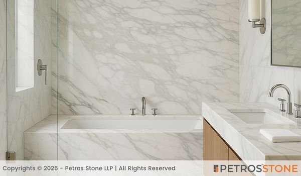 Statuario Calacatta Borghini Marble Bathroom