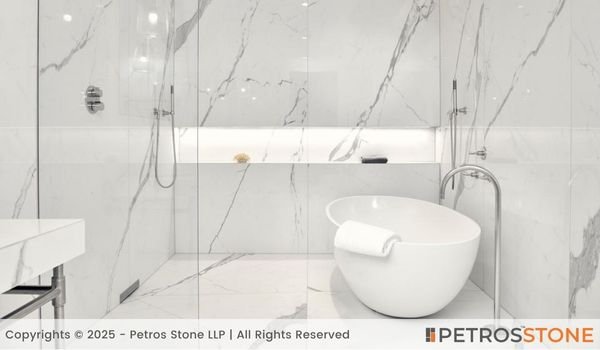Statuario Extra Marble Bathroom