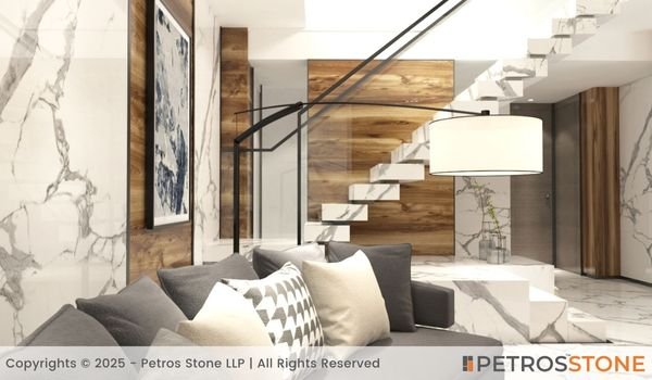 Statuario Extra Marble Living Room