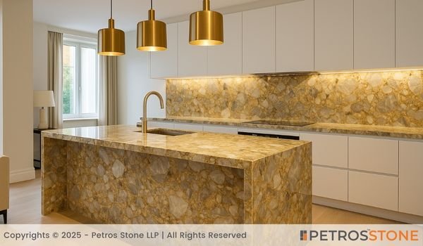 Versace Gold Marble Countertop