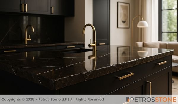 Walnut Brown Marble Countertop