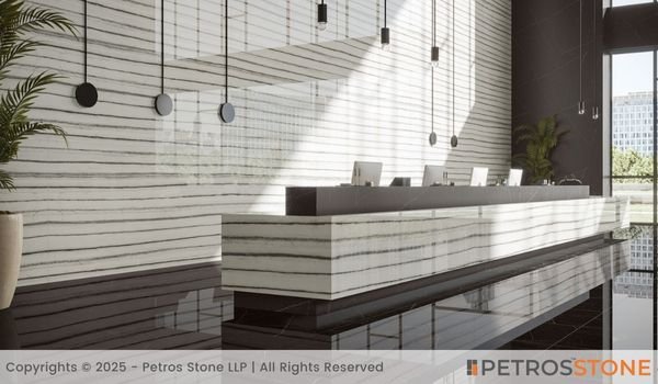 Zebrino Marble Reception