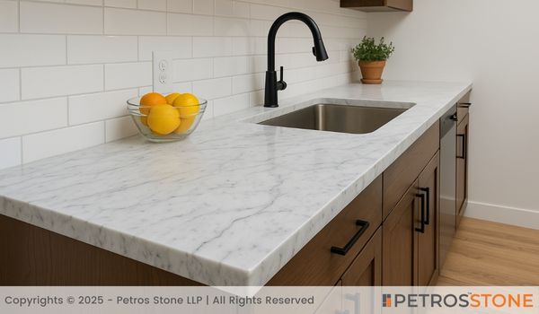 Albeta White Marble Countertop