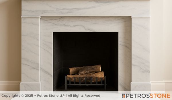 Albeta White Marble Fire Surround